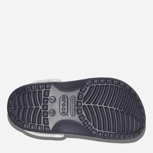 Chodaki chłopięce Crocs Classic Topographic Clog KCR208313 33-34 Ciemnoniebieskie (196265237555) - obraz 5