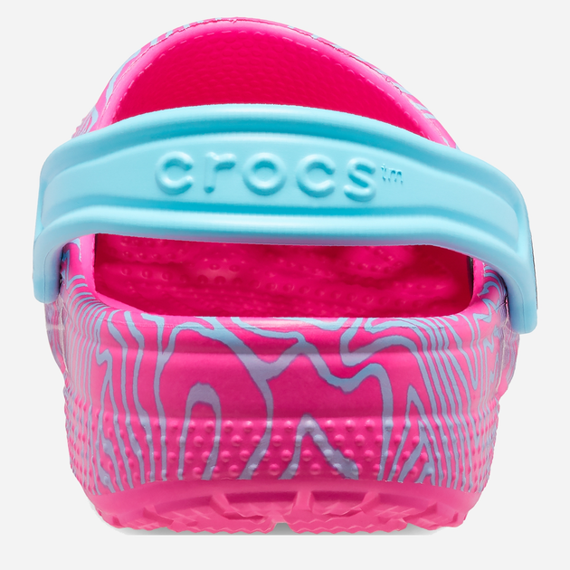 Дитячі крокси для дівчинки Crocs Classic Topographic Clog KCR208313 29-30 Рожеві (196265237616) - зображення 4