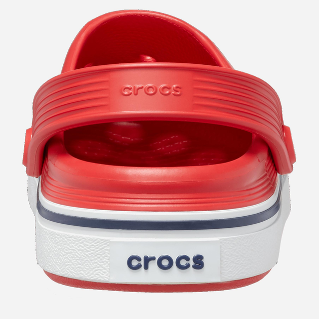 Chodaki chłopięce Crocs Off Court Clog TCR208479 23-24 Czerwone (196265325320) - obraz 4