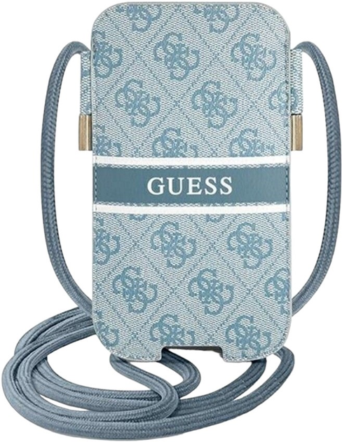 Чохол-сумка CG Mobile Guess 4G Stripe універсальний Blue (3666339031725) - зображення 1