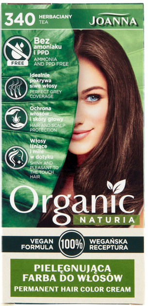 Фарба для волосся Joanna Naturia Organic nourishing 340 Чайний 100 мл (5901018020279) - зображення 1