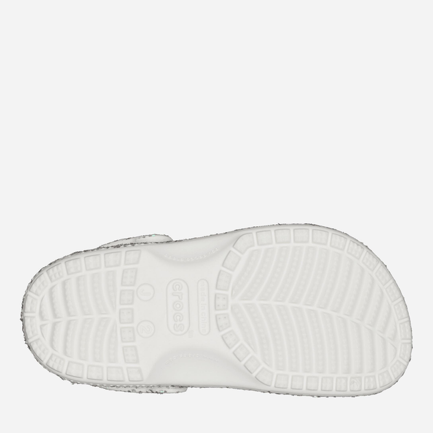 Дитячі крокси для дівчинки Crocs Classic Starry Glitter Clog KCR208619 34-35 Білі (196265332977) - зображення 5
