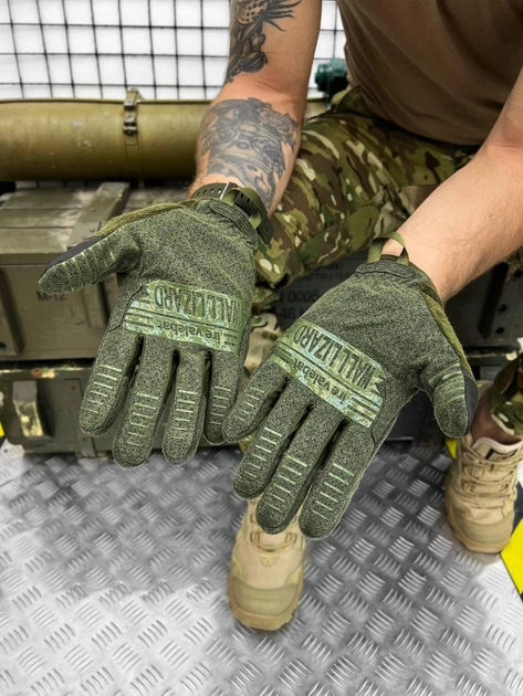 Тактичні рукавички M-Pact Tactical Gloves Olive Elite S - изображение 2