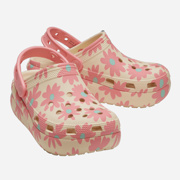 Chodaki dziecięce dla dziewczynki Crocs Classic Cutie Retro Resort Cgk CR208759 29-30 Wielokolorowe (196265344529) - obraz 2