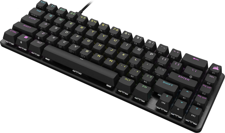 Клавіатура дротова Corsair K65 Pro Mini RGB 65% Optical-Mechanical USB Чорна (CH-91A401A-NA) - зображення 2
