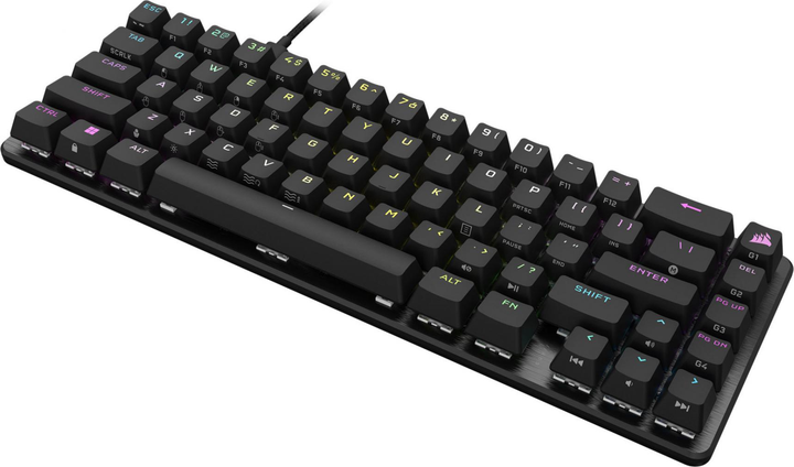 Klawiatura przewodowa Corsair K65 Pro Mini RGB 65% optyczno-mechaniczna USB Czarna (CH-91A401A-NA) - obraz 2