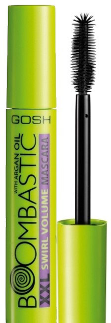 Туш для вій Gosh Boombastic XXL Swirl Volume Mascara 001 Black об'єм та підкручування 13 мл (5711914060305 / 5711914086558) - зображення 1