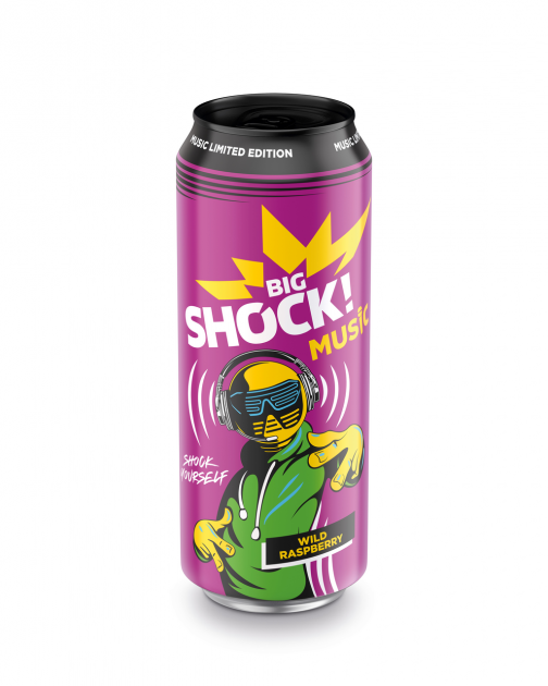 Напій енергетичний Big Shock! зі смаком дикої малини 0.5 л - зображення 2