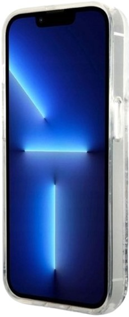 Панель Karl Lagerfeld Glitter Karl Head для Apple iPhone 14 Pro Max Silver (3666339086879) - зображення 3