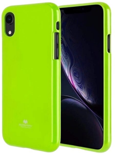 Etui Mercury Jelly Case do Apple iPhone 12/12 Pro Lime (8809745636794) - obraz 1