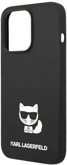 Etui Karl Lagerfeld Silicone Choupette Body do Apple iPhone 14 Pro Max Black (3666339076580) - obraz 4