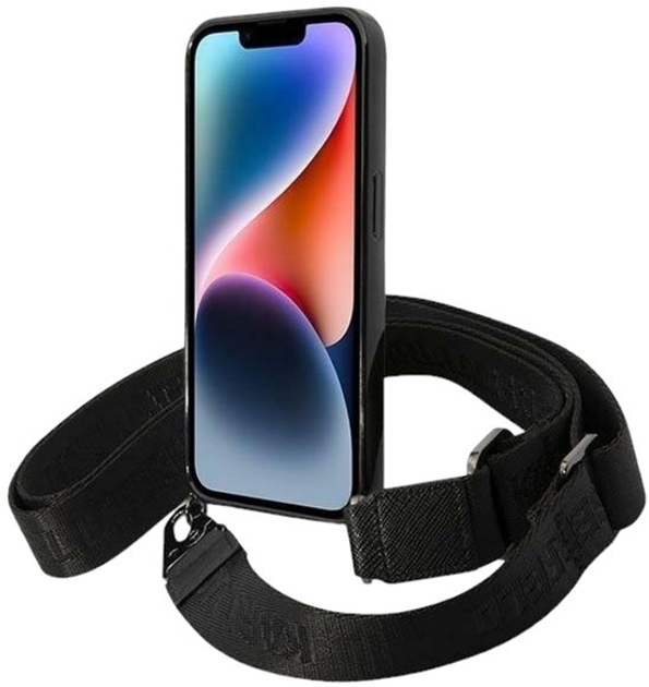 Панель Karl Lagerfeld Color Stripes Strap для Apple iPhone 14 Pro Max Pink (3666339094225) - зображення 3