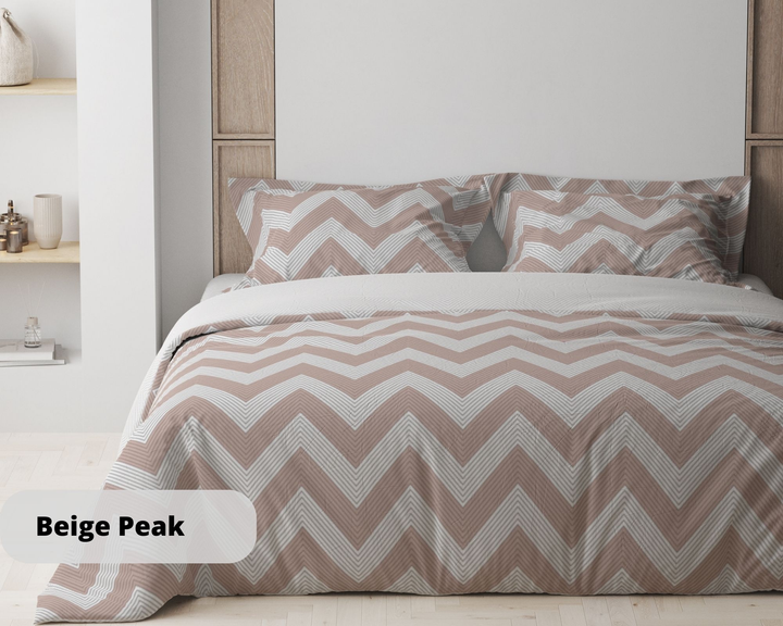 Акція на Комплект постільної білизни ТЕП Сімейний 150x215 см x 2 шт Beige Peak Ранфорс (2-00882_28321) від Rozetka