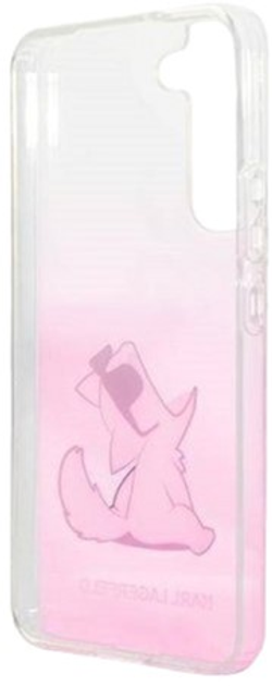 Панель Karl Lagerfeld Choupette Eat для Samsung Galaxy S22 Plus Pink (3666339045722) - зображення 2