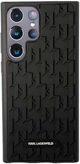 Etui Karl Lagerfeld 3D Monogram do Samsung Galaxy S23 Ultra S918 Black (3666339117962) - obraz 2