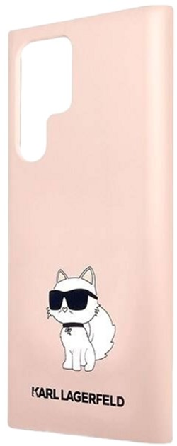 Панель Karl Lagerfeld Silicone Choupette для Samsung Galaxy S23 Ultra Pink (3666339117696) - зображення 3