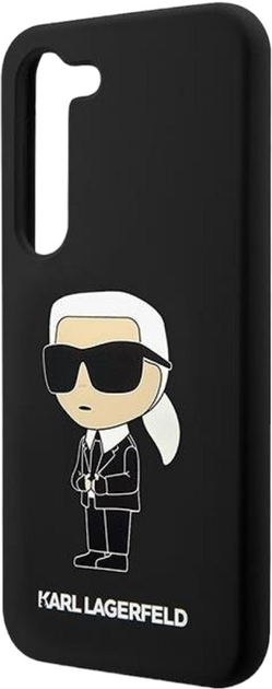 Etui Karl Lagerfeld Silicone Ikonik do Samsung Galaxy S23 Plus Black (3666339114640) - obraz 2