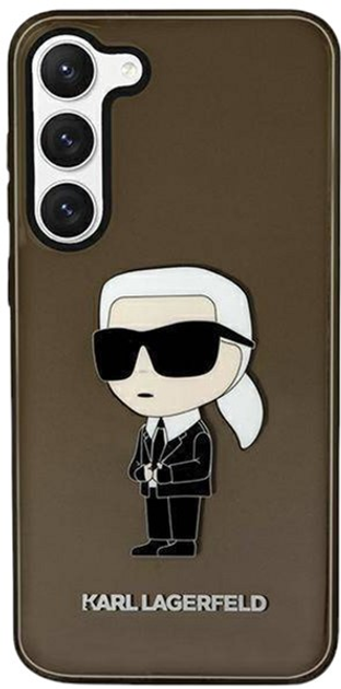 Панель Karl Lagerfeld Ikonik Karl Lagerfeld для Samsung Galaxy S23 Black (3666339117764) - зображення 1