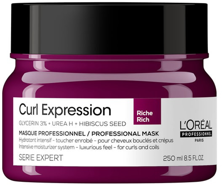 Maska do włosów L'Oreal Professionnel Serie Expert Curl Expression Intensive ​Moisturizer Rich Mask​ intensywnie nawilżająca bogata maska do włosów kręconych 250 ml (3474637069223) - obraz 1