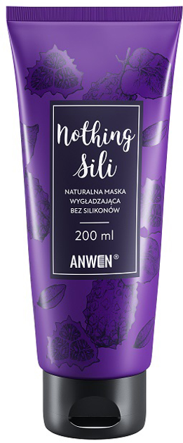 Maska do włosów Anwen Nothing Sili naturalna wygładzająca bez silikonów 200 ml (5907222404942) - obraz 1