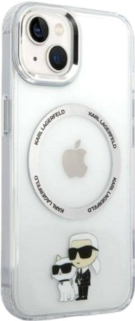 Панель Karl Lagerfeld Iconic Karl&Choupette Magsafe для Apple iPhone 14 Plus Transparent (3666339087616) - зображення 2