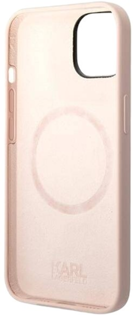 Панель Karl Lagerfeld Silicone Karl Head Magsafe для Apple iPhone 14 Plus Light Pink (3666339078041) - зображення 2