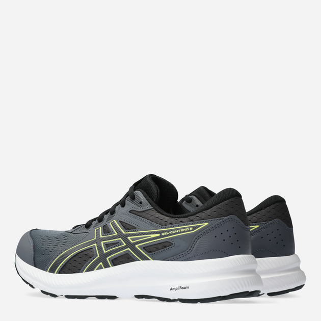 Buty do biegania męskie ASICS Gel-Contend 8 1011B492-026 46 (11.5US) 29 cm Szary/Czarny (4550456753365) - obraz 4