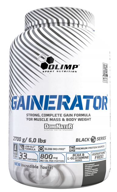 Gainer Olimp Dominator Gainerator 2.7 kg Wanilia (5901330066269) - obraz 1