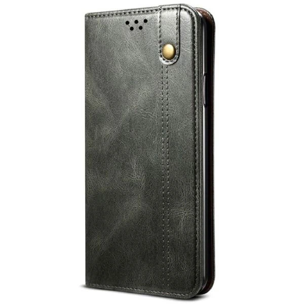 Чехол-книжка с кармашками UniCase Leather Wallet для Samsung Galaxy S21 (G991) - Green - изображение 3