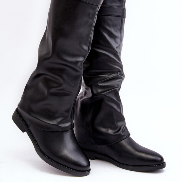 Жіночі чоботи Tercella 38 Чорні (5905677021493) - зображення 1