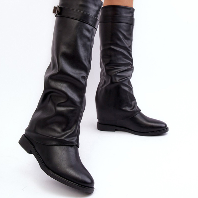 Жіночі чоботи Tercella 38 Чорні (5905677021493) - зображення 2