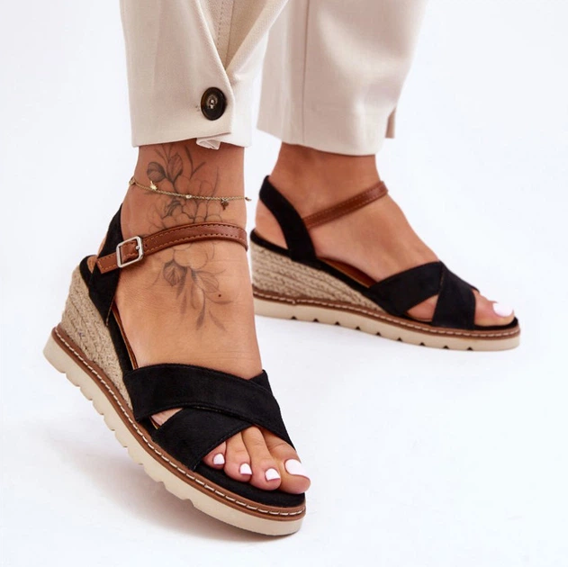 Жіночі босоніжки Celine 39 Чорні (5905677430615) - зображення 3