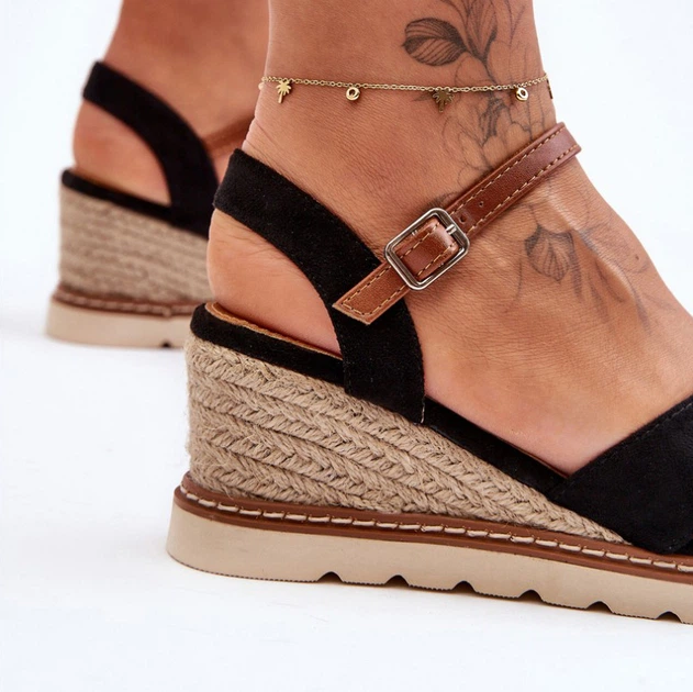 Жіночі босоніжки Celine 39 Чорні (5905677430615) - зображення 6