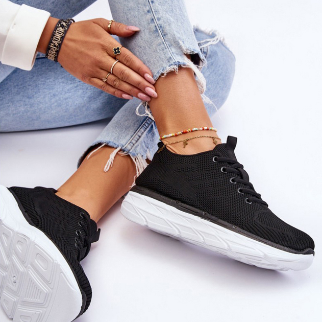Buty sportowe damskie Lavarone 39 Czarne (5905677139853) - obraz 5