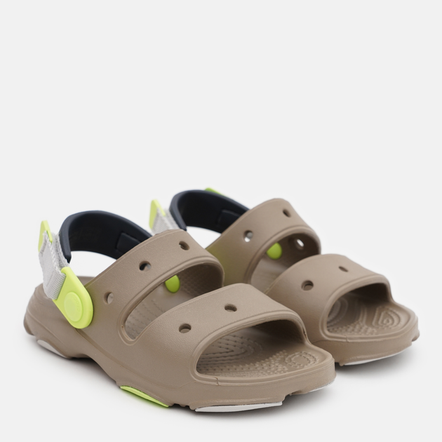 Sandały chłopięce Crocs Classic All-Terrain Sandal K 207707-2F9 33 (J2) Khaki/Wielokolorowy (196265255900) - obraz 2