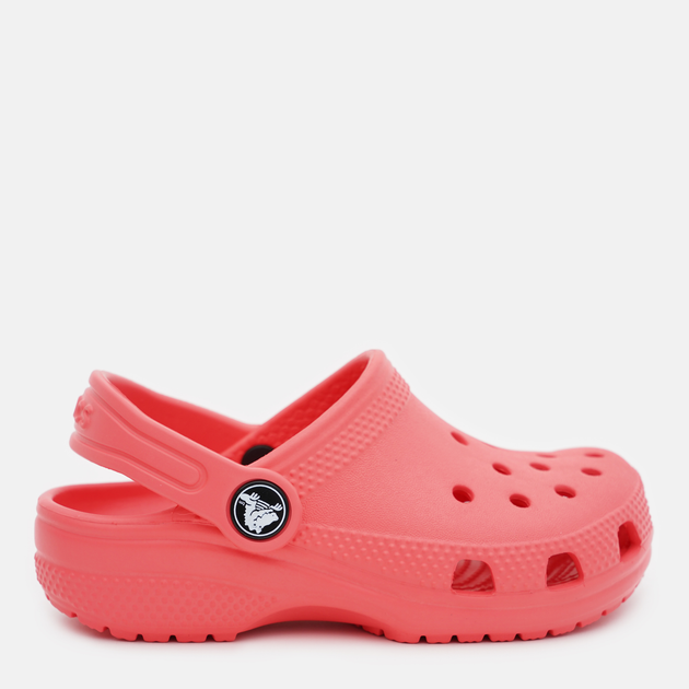 Chodaki dziecięce dla dziewczynki Crocs Classic Clog T 206990-6VT 27-28 (C10) Różowe (196265304455) - obraz 1