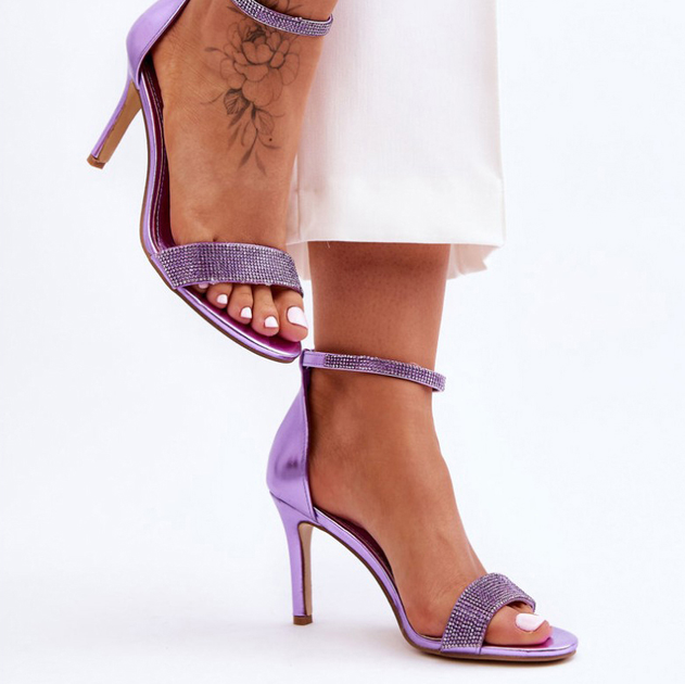 Жіночі босоніжки Perfecto 41 Фіолетові (5905677135206) - зображення 2