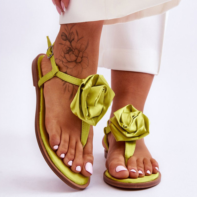 Жіночі сандалі Carisma 39 Лаймове (5905677119831) - зображення 1