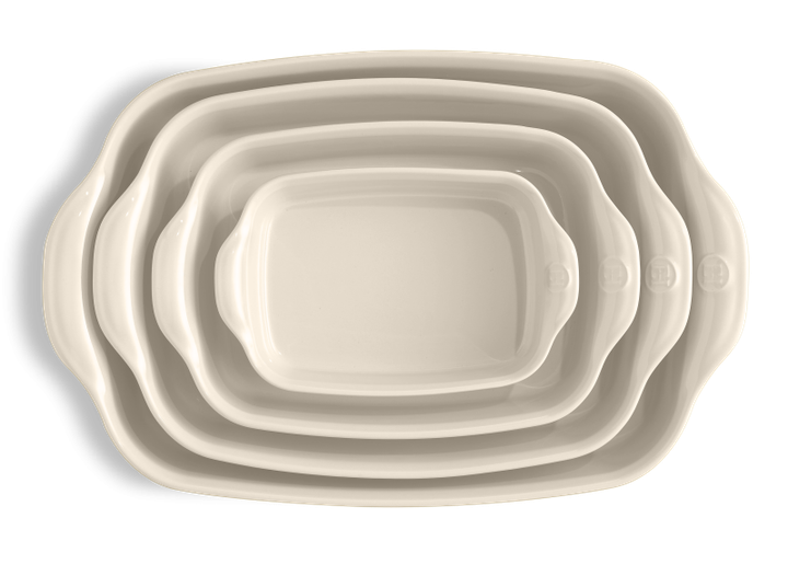Форма для запікання прямокутна Emile Henry Ovenware 42,5х28 см кремова (029654) - Фото 3 Форма для запікання прямокутна Emile Henry Ovenware 42,5х28 см кремова (029654) - изображение 3