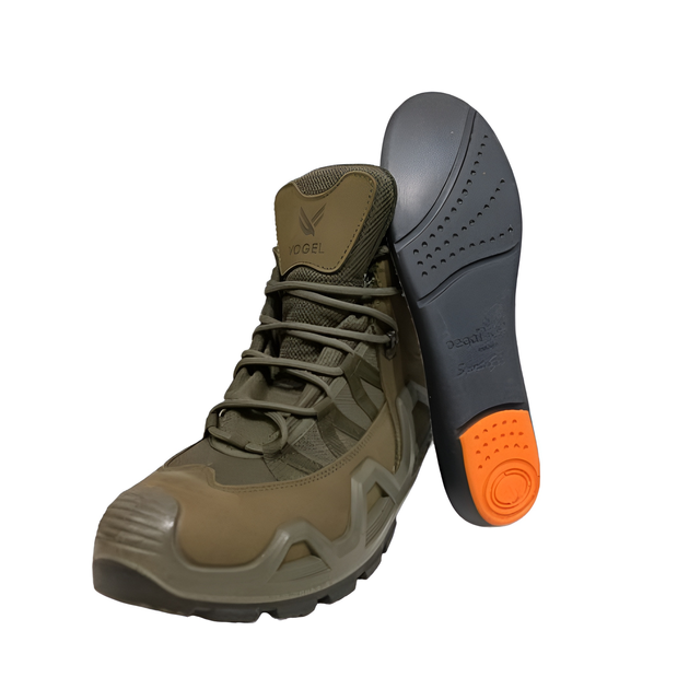 Короткі тактичні черевики Vogel Вогель Waterproof ЗСУ Олива/ військові черевики 41 - зображення 2