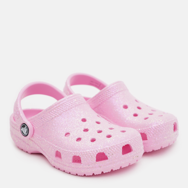 Детские кроксы для девочки Crocs Classic Glitter Clog K 206993-6S0-C11 ...