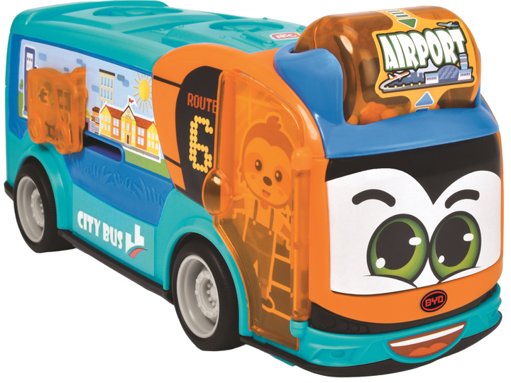 Autobus Dickie Toys ABC BYD City Bus 22 cm (4006333074912) - obraz 2