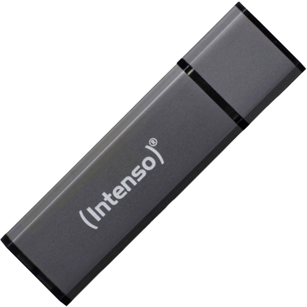 Pendrive Intenso Alu Line 16GB USB 2.0 Grey (4034303016334) - obraz 1