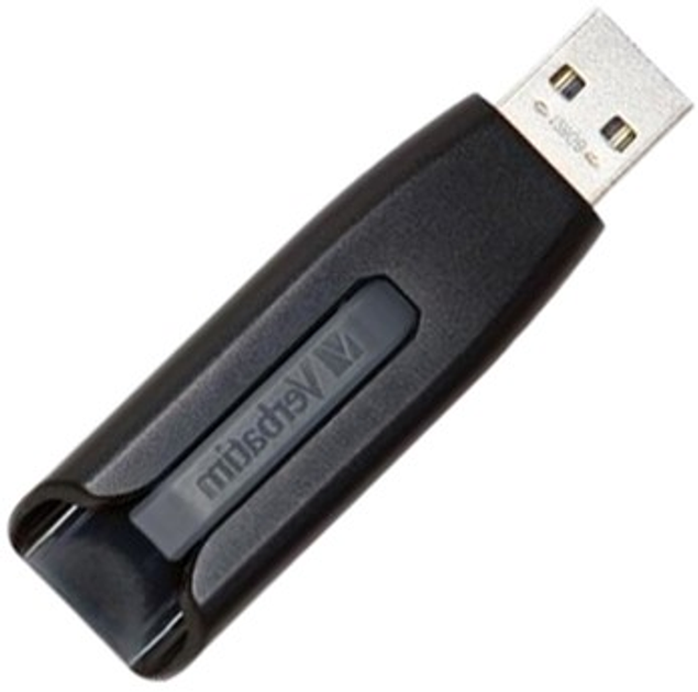 Флеш пам'ять Verbatim Storen Go V3 128GB USB 3.2 Black (23942491897) - зображення 1