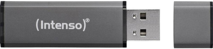 Флеш пам'ять Intenso Alu Line 64GB USB 2.0 Grey (4034303016471) - зображення 2