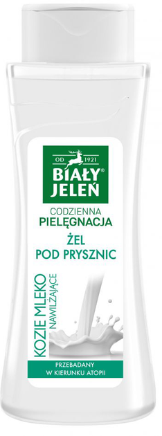 Perfumowany żel pod prysznic Biały Jeleń Kozie Mleko 250 ml (5900133010127) - obraz 1