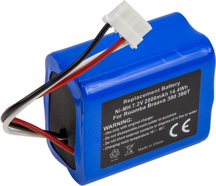 Аккумулятор PowerPlant для пылесоса iRobot Braava 380 (4409709) 7.2V ...