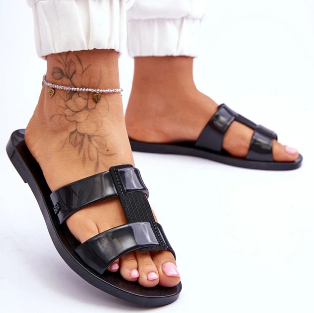 Жіночі шльопанці Zaxy JJ285263 38 Чорні (7909806397082) - зображення 4