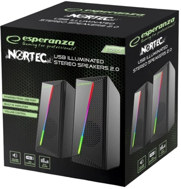 Głośniki Esperanza Rainbow Nortec (5901299958551) - obraz 4