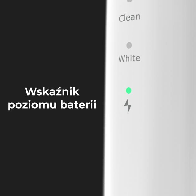 Szczoteczka soniczna AENO DB7, 30000 obrotów/minuta, biała - obraz 16